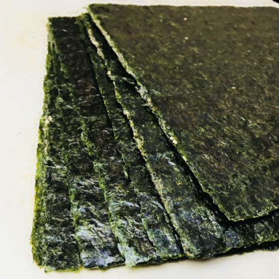 Feuille d'algue pour sushi (pqt de 10)