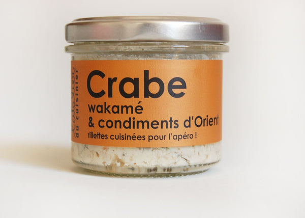 Crabe wakamé & condiments d'Orient