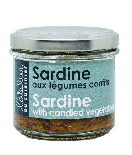 Sardine aux légumes confits