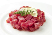 Thon yellowfin coupe tartare (rouge) 200 gr.